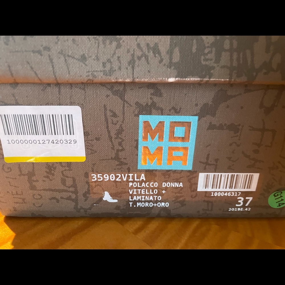 NEW w Box MOMA leather boots booties 7 37 - Picture 6 of 10